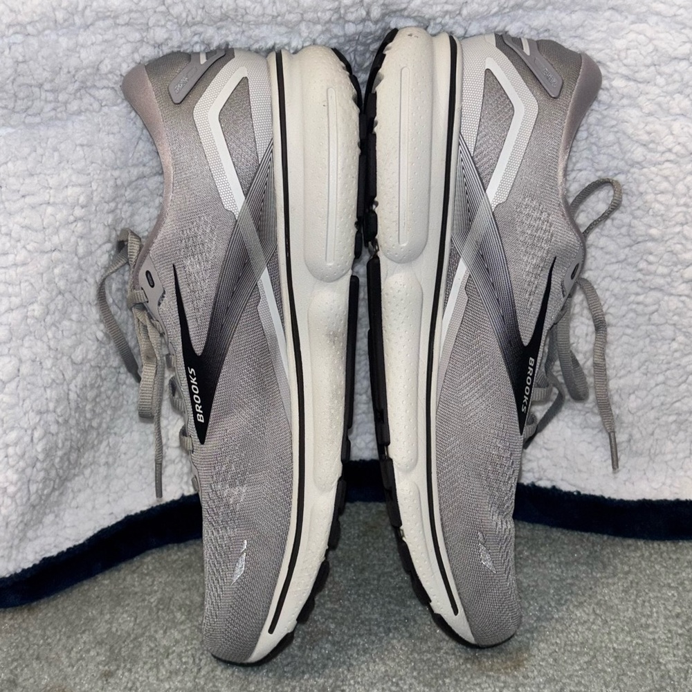 Brooks Ghost 15 Mens 13 D Shoes Gray Running Walking Gym Sneaker Cushion - Picture 7 of 12